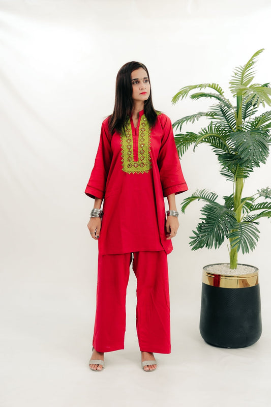 The Burgundy 2PC Suit