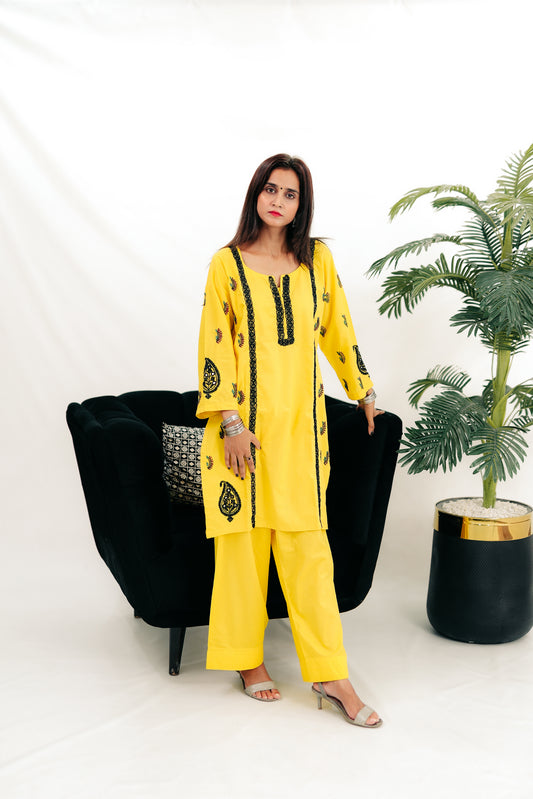 The Saffron 2PC Suit