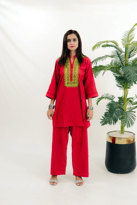 The Burgundy 2PC Suit