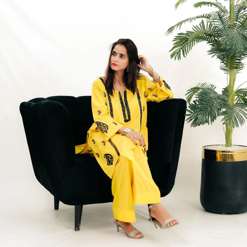 The Saffron 2PC Suit
